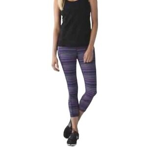 Lululemon Athletica Pace Rival Crop EUC Like New Sz4
